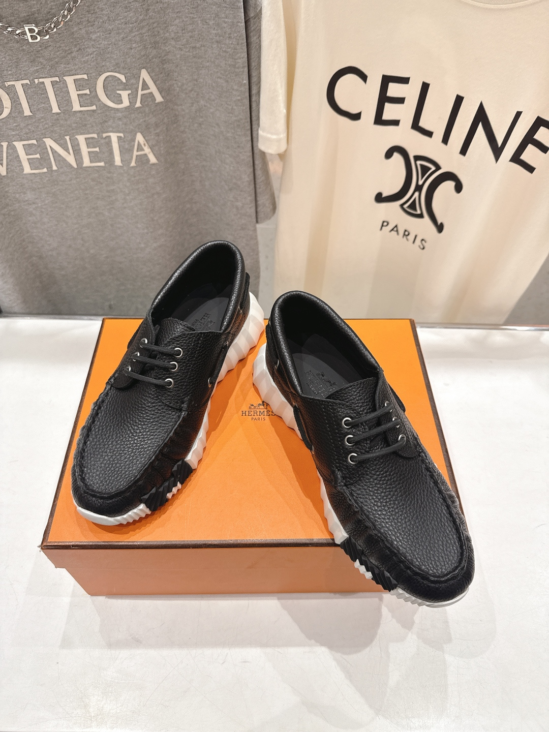 高版本出厂 男码+10 Hermes/爱马仕H家F056 26ss新款情侣运动休闲鞋跑步鞋～市场顶级版本