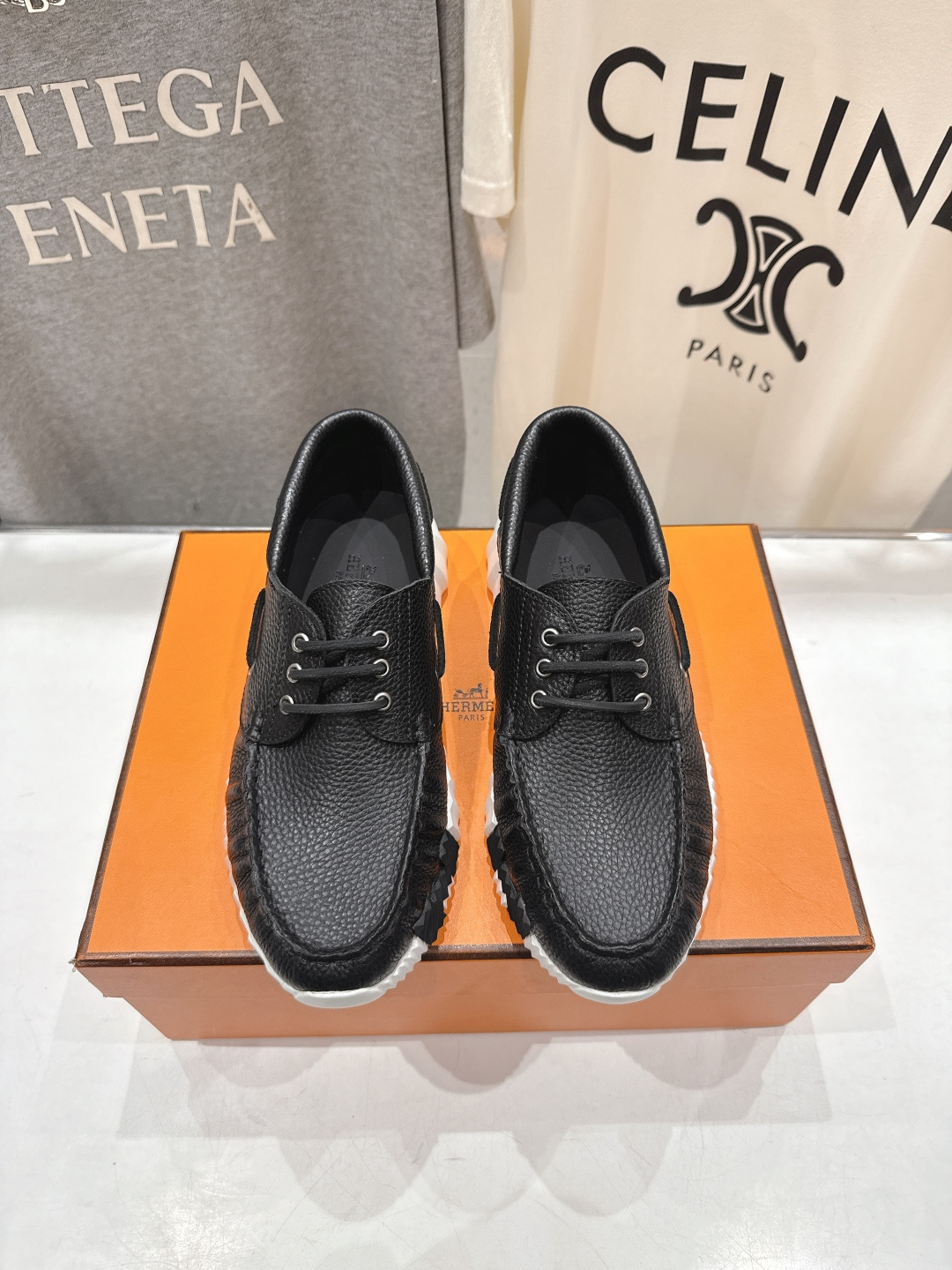 高版本出厂 男码+10 Hermes/爱马仕H家F056 26ss新款情侣运动休闲鞋跑步鞋～市场顶级版本