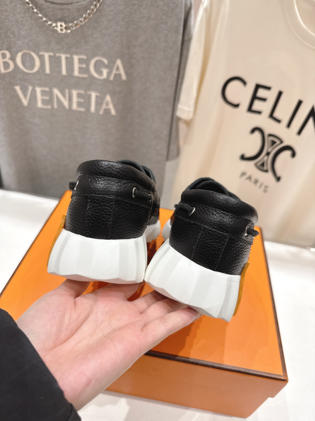 高版本出厂 男码+10 Hermes/爱马仕H家F056 26ss新款情侣运动休闲鞋跑步鞋～市场顶级版本