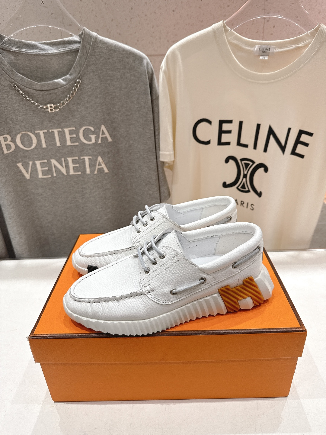 高版本出厂 男码+10 Hermes/爱马仕H家F056 26ss新款情侣运动休闲鞋跑步鞋～市场顶级版本