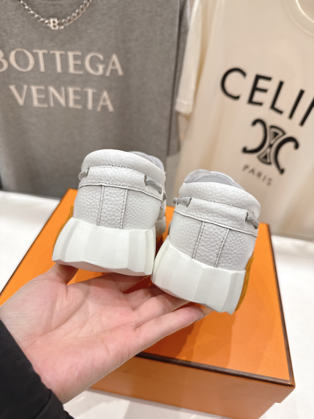 高版本出厂 男码+10 Hermes/爱马仕H家F056 26ss新款情侣运动休闲鞋跑步鞋～市场顶级版本