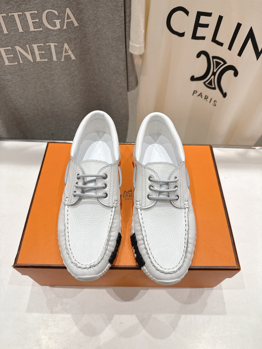 高版本出厂 男码+10 Hermes/爱马仕H家F056 26ss新款情侣运动休闲鞋跑步鞋～市场顶级版本