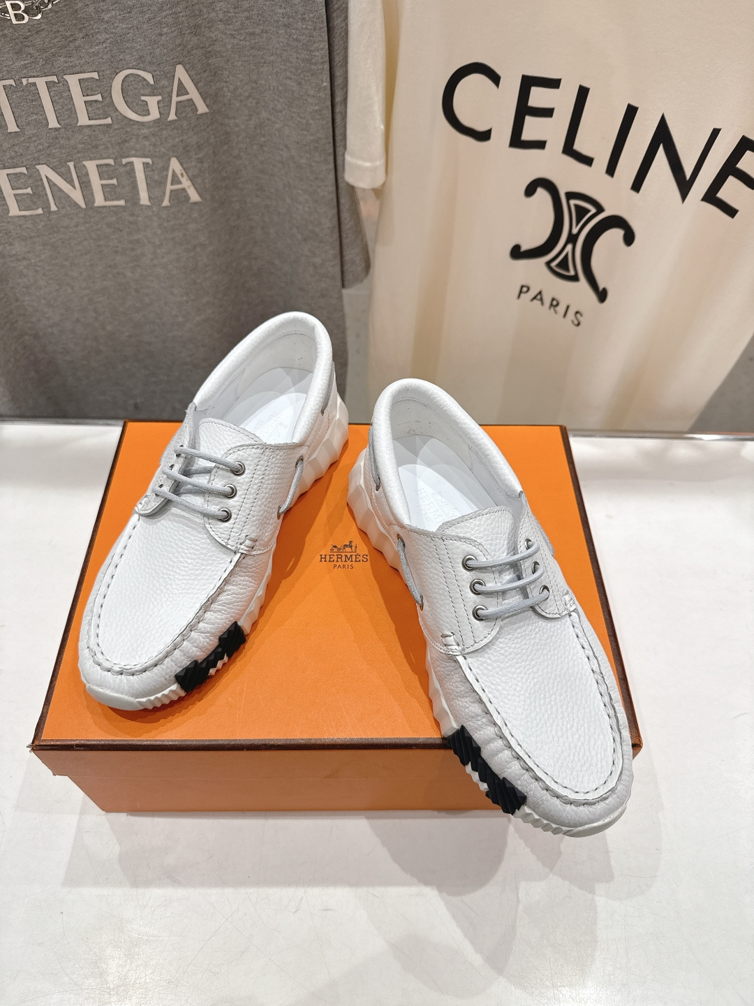 高版本出厂 男码+10 Hermes/爱马仕H家F056 26ss新款情侣运动休闲鞋跑步鞋～市场顶级版本