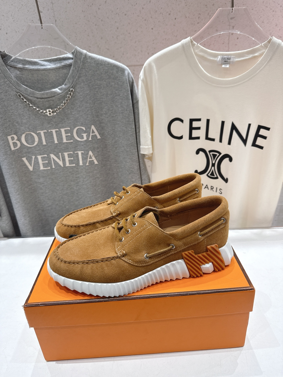 高版本出厂 男码+10 Hermes/爱马仕H家F056 26ss新款情侣运动休闲鞋跑步鞋～市场顶级版本