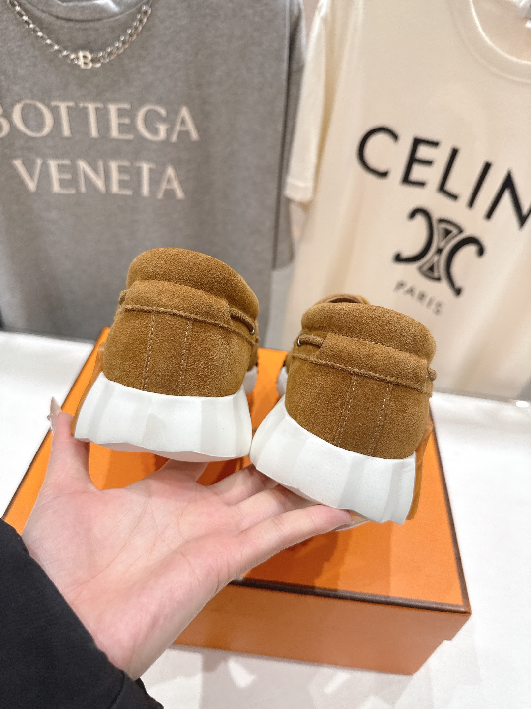 高版本出厂 男码+10 Hermes/爱马仕H家F056 26ss新款情侣运动休闲鞋跑步鞋～市场顶级版本