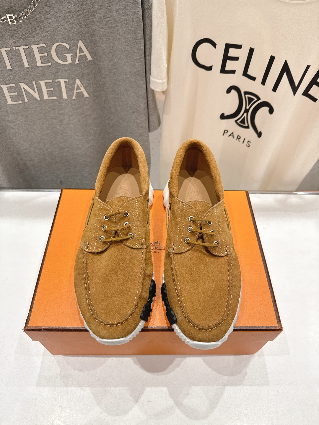 高版本出厂 男码+10 Hermes/爱马仕H家F056 26ss新款情侣运动休闲鞋跑步鞋～市场顶级版本