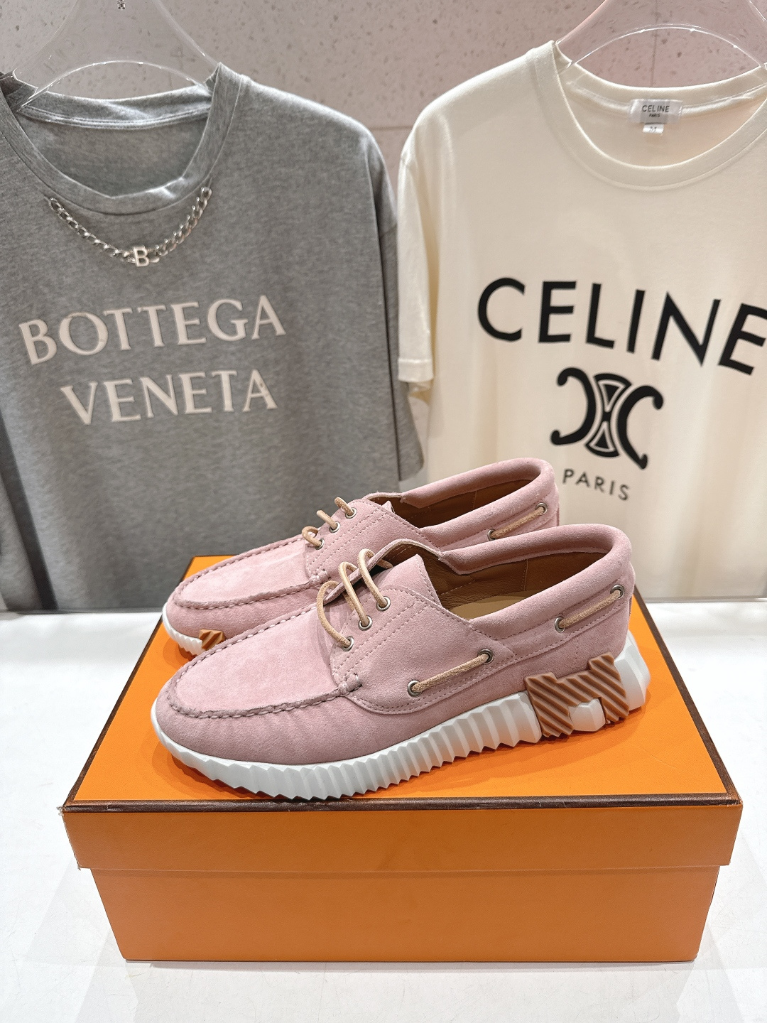 高版本出厂 男码+10 Hermes/爱马仕H家F056 26ss新款情侣运动休闲鞋跑步鞋～市场顶级版本