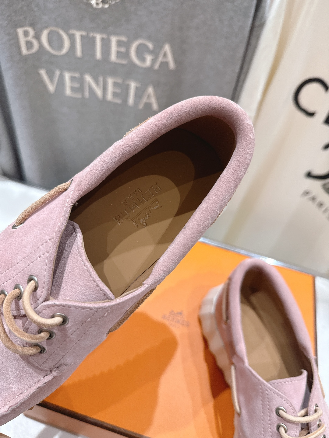 高版本出厂 男码+10 Hermes/爱马仕H家F056 26ss新款情侣运动休闲鞋跑步鞋～市场顶级版本