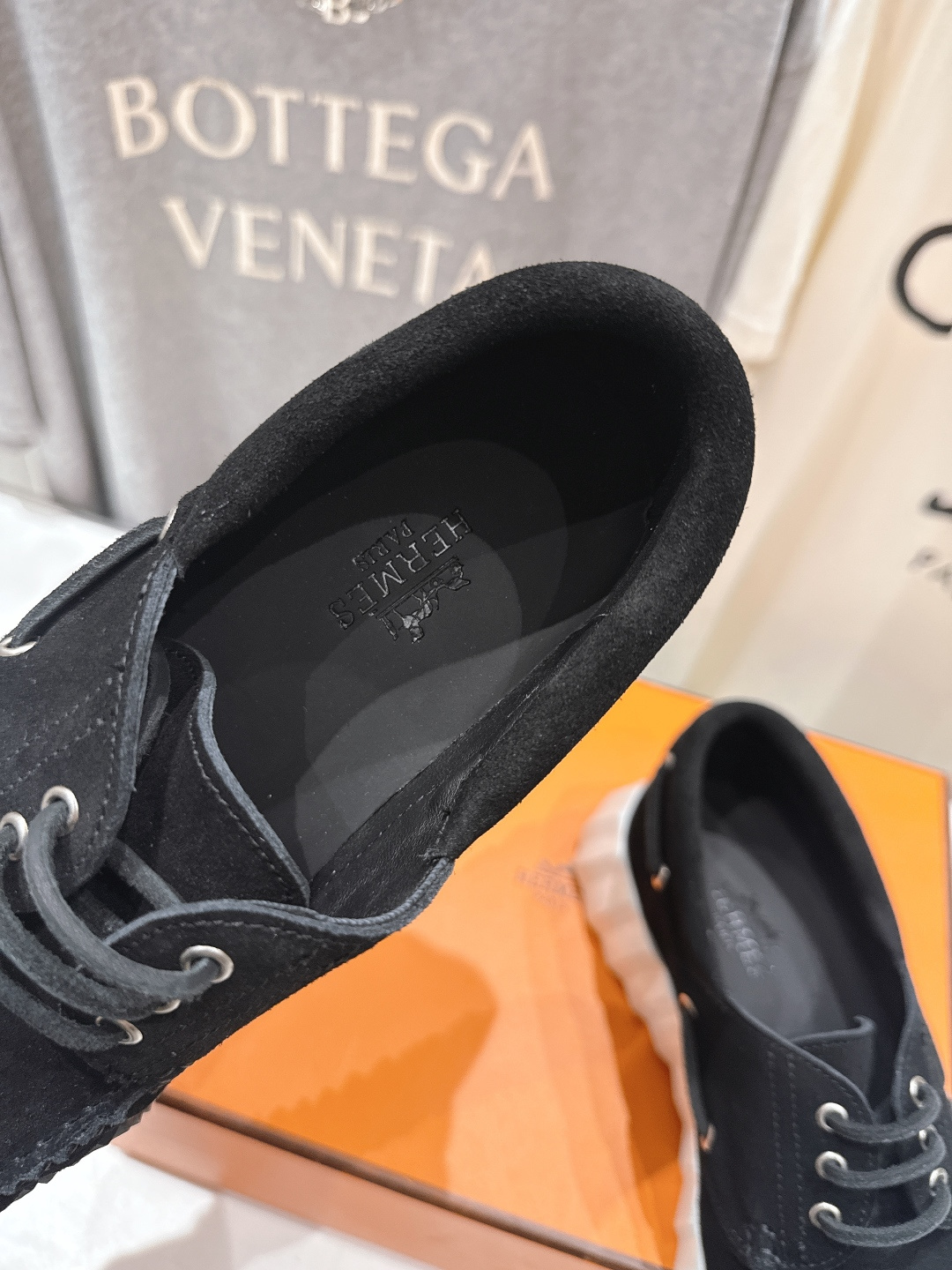 高版本出厂 男码+10 Hermes/爱马仕H家F056 26ss新款情侣运动休闲鞋跑步鞋～市场顶级版本