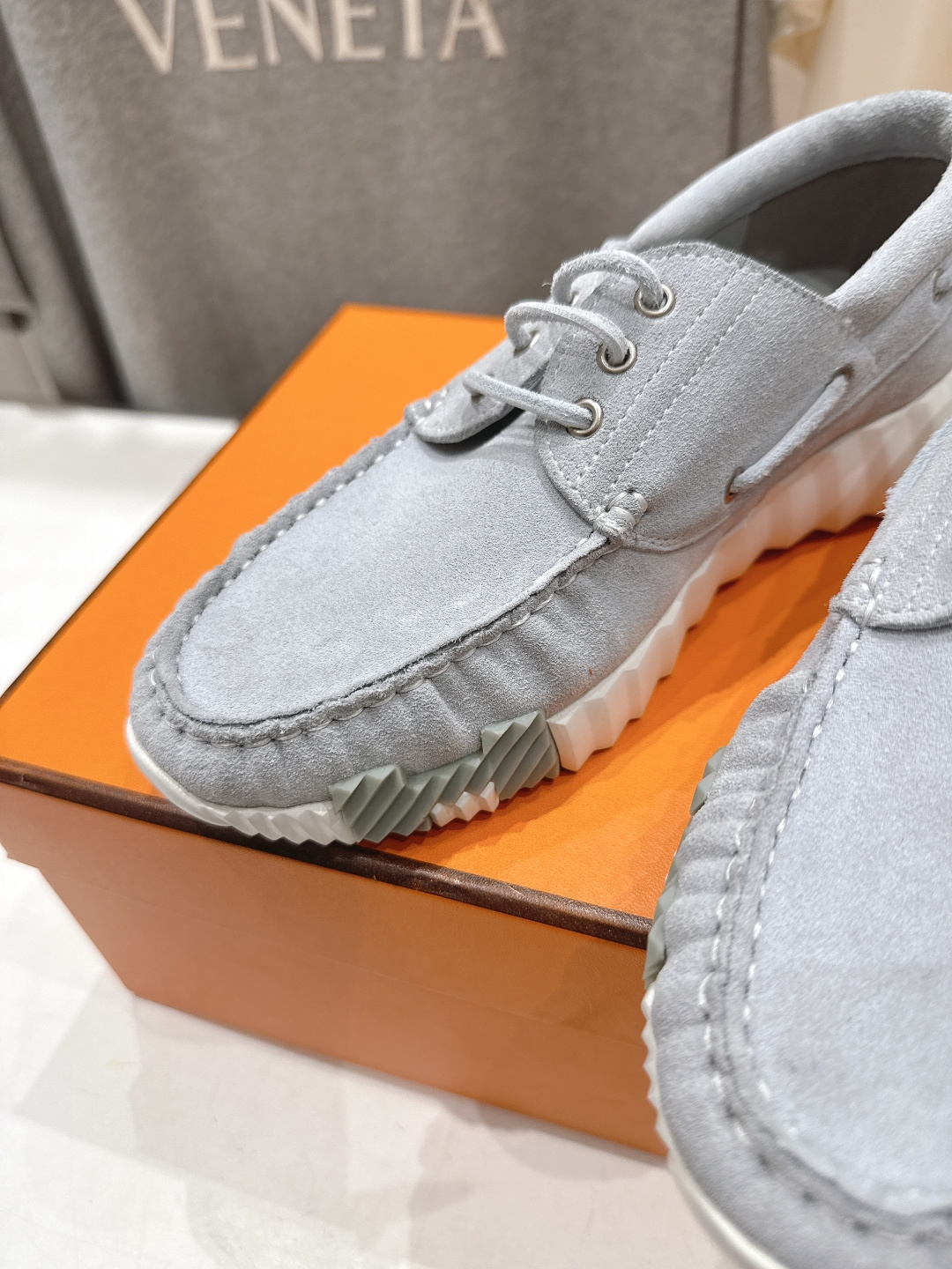 高版本出厂 男码+10 Hermes/爱马仕H家F056 26ss新款情侣运动休闲鞋跑步鞋～市场顶级版本