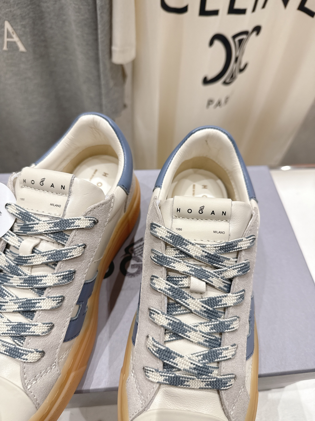 高版本出厂 HOGAN/霍根F051 2026ss新款厚底系带休闲运动鞋全新整体鞋型线条优美且具动感，将