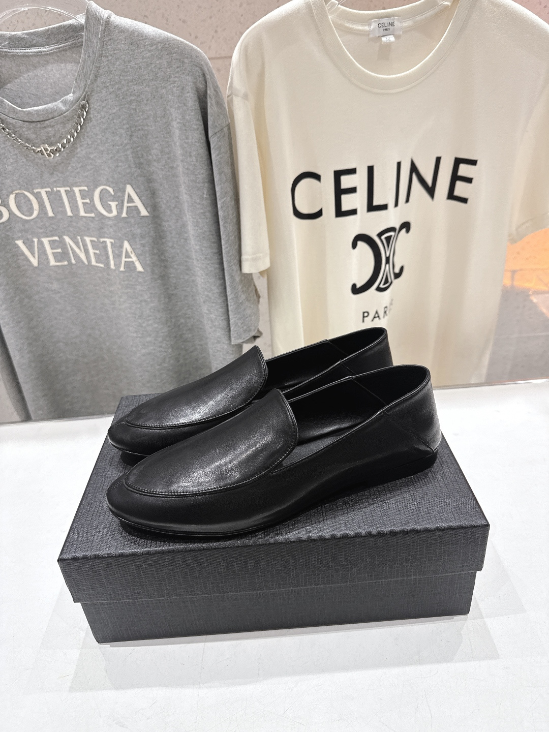 高版本出厂 SAINT LAURENT/圣罗兰YSL 26ss爆款平底玛丽珍踩跟一脚蹬乐福鞋，2026全