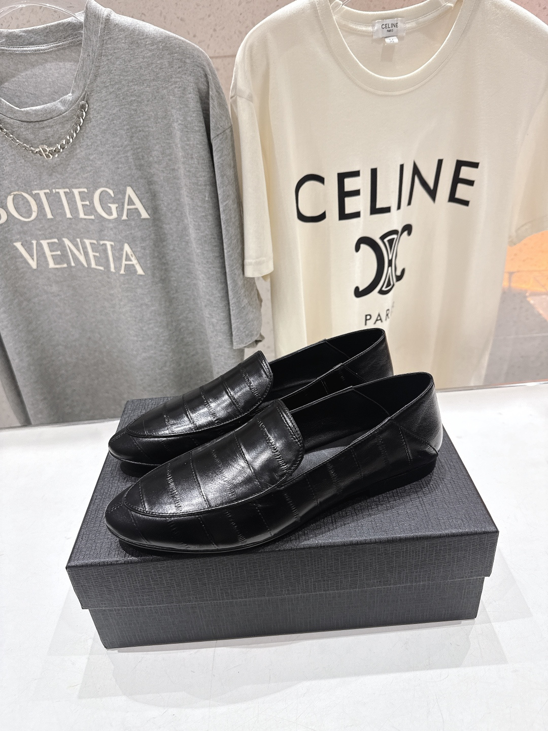 高版本出厂 SAINT LAURENT/圣罗兰YSL 26ss爆款平底玛丽珍踩跟一脚蹬乐福鞋，2026全