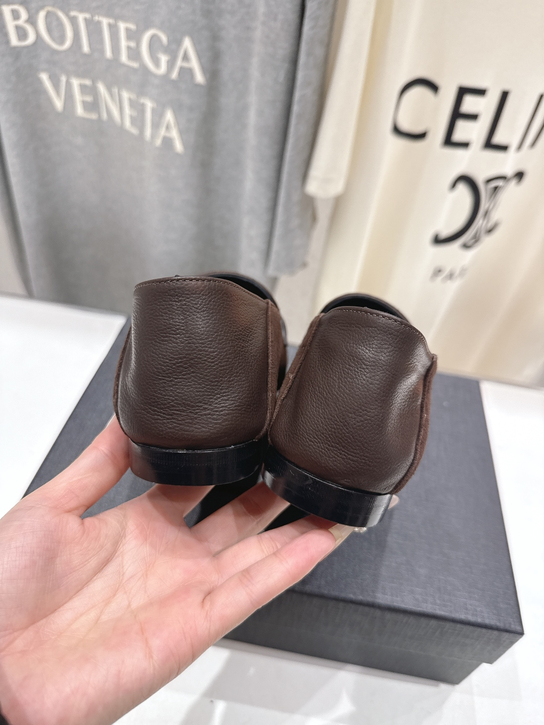 高版本出厂 SAINT LAURENT/圣罗兰YSL 26ss爆款平底玛丽珍踩跟一脚蹬乐福鞋，2026全