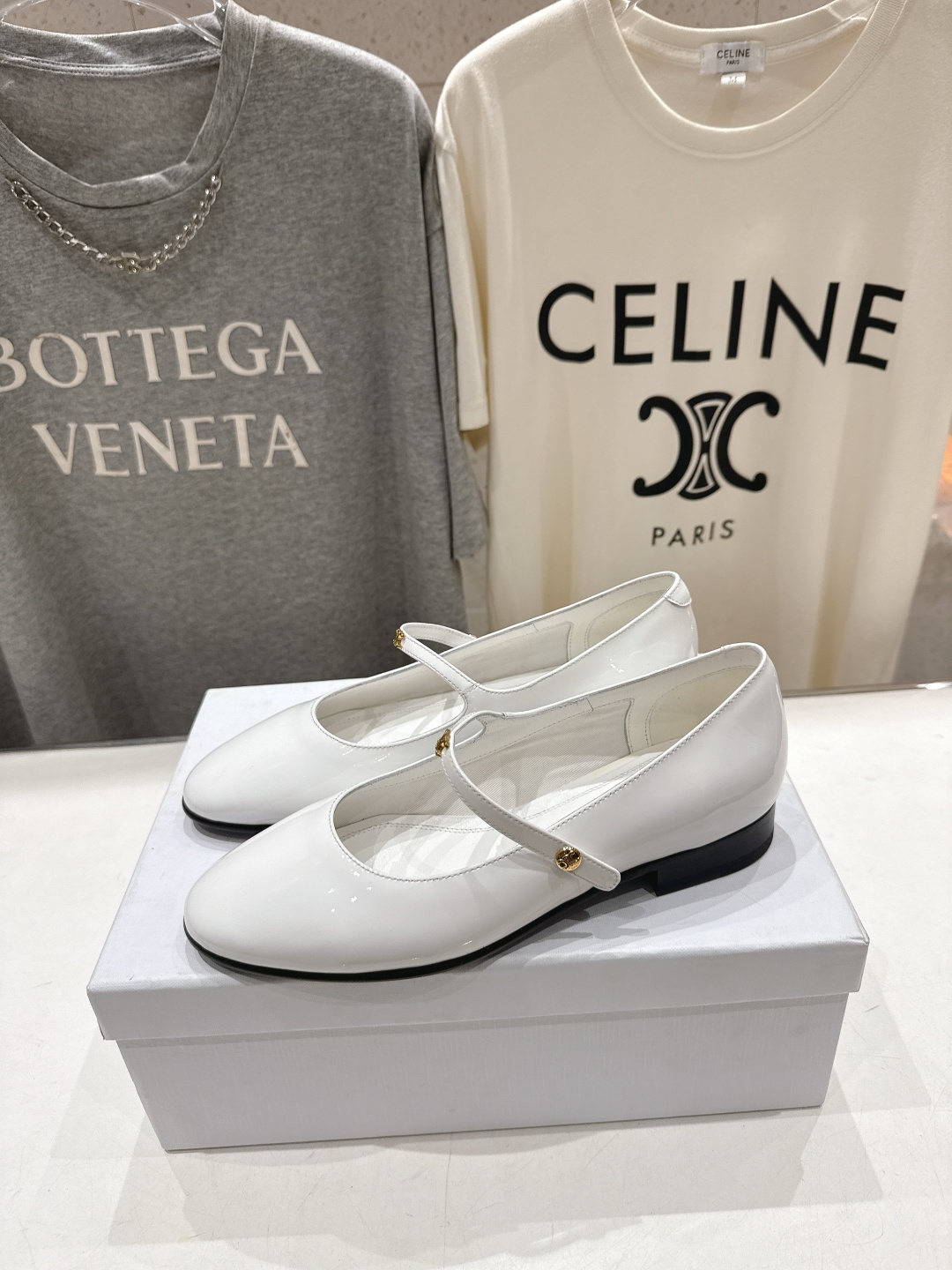 高版本出厂 CELINE*赛琳F032 2026ss思琳新款玛丽珍平底鞋乐福鞋单鞋网红爆款来袭！各大网红