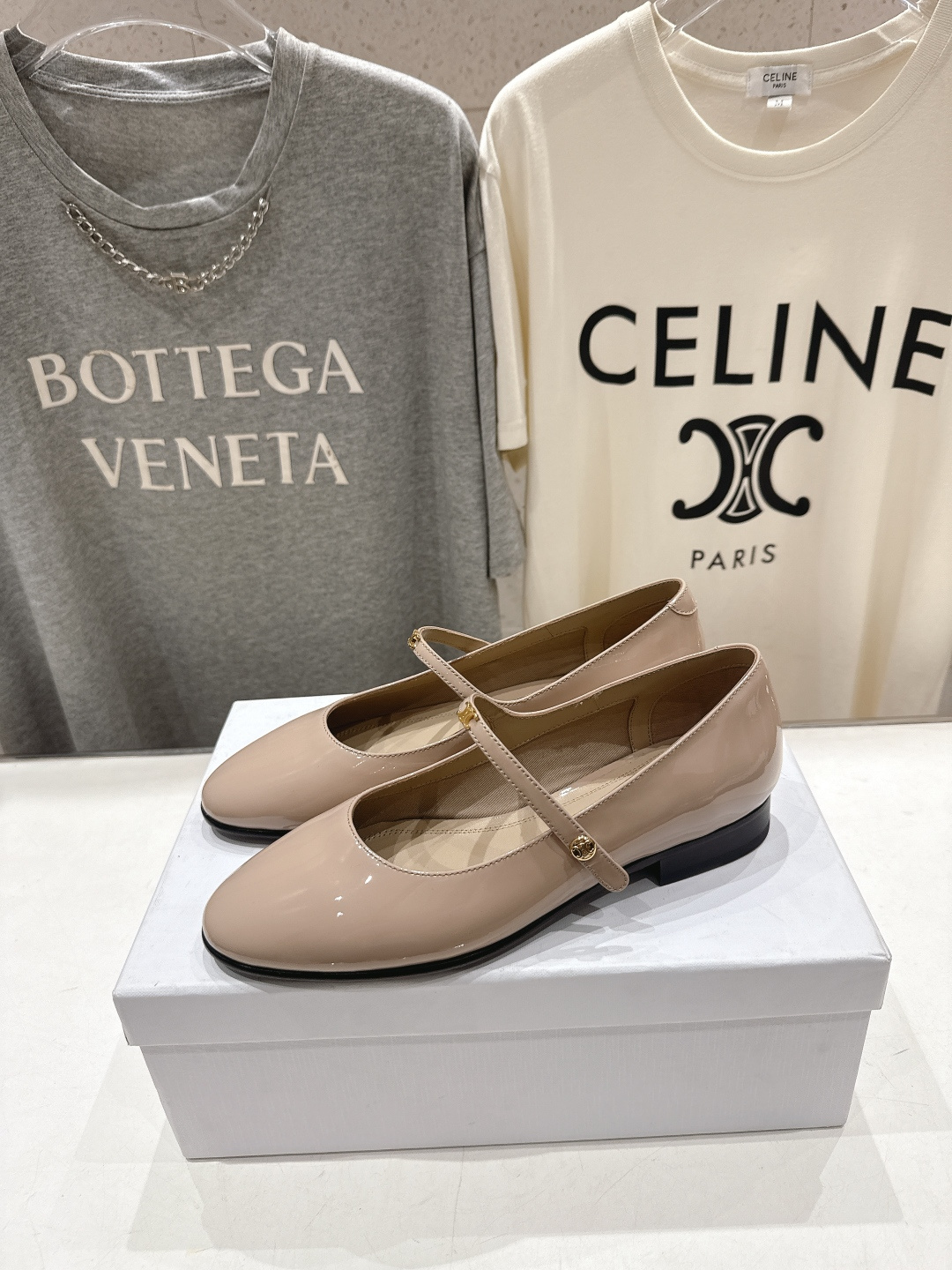 高版本出厂 CELINE*赛琳F032 2026ss思琳新款玛丽珍平底鞋乐福鞋单鞋网红爆款来袭！各大网红