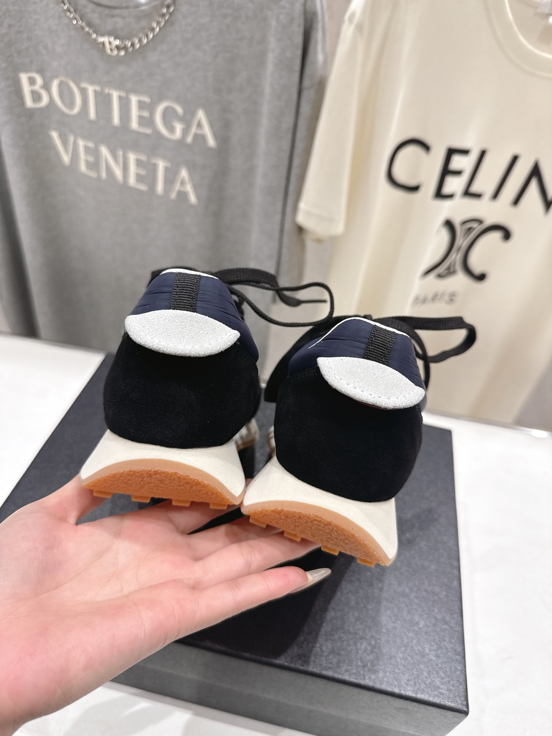 高版本出厂 Chanel香奈儿F022 小香 2026ss走秀新款系带熊猫鞋休闲鞋运动鞋 饼干鞋顶级版本