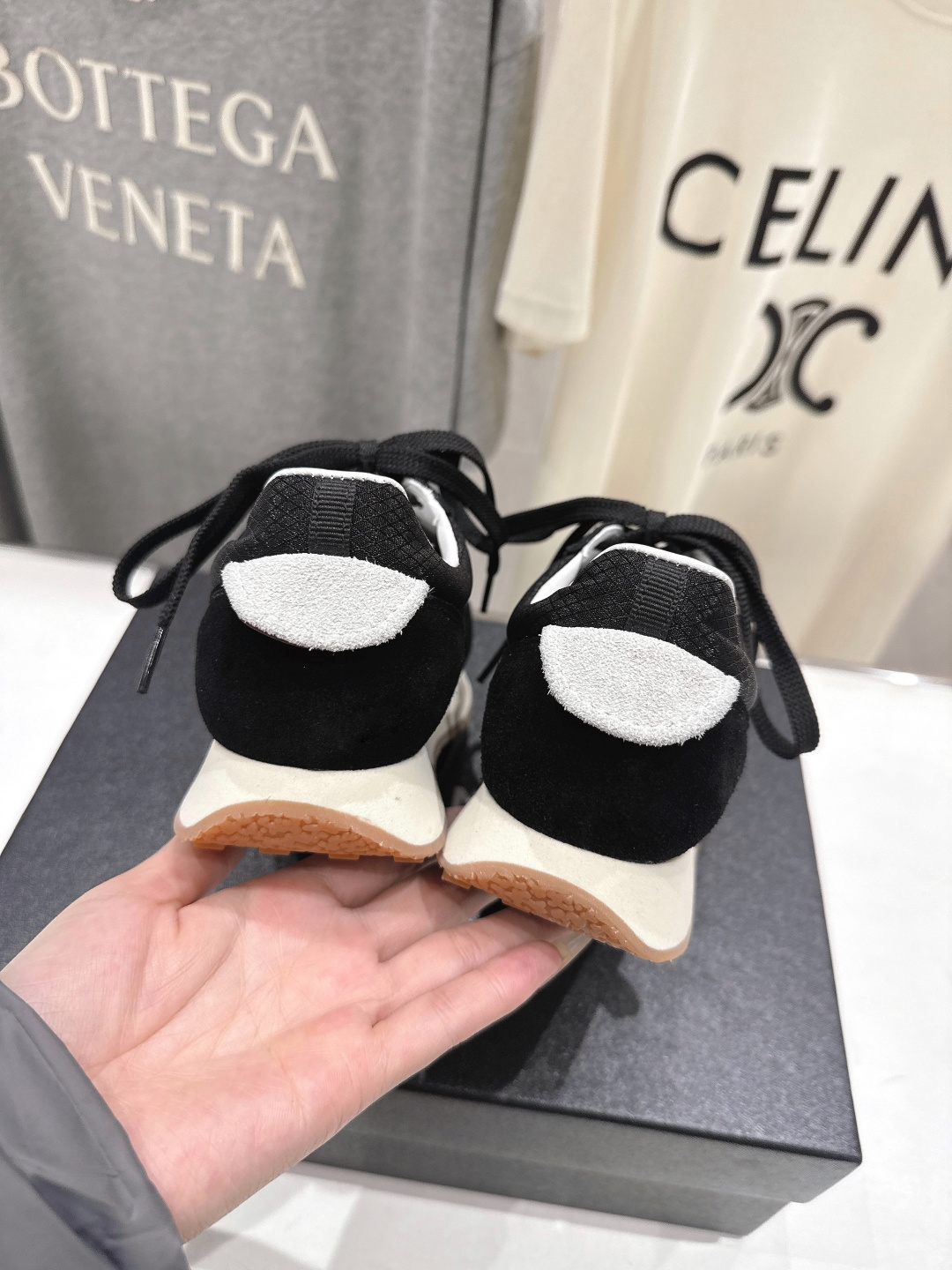 高版本出厂 Chanel香奈儿F022 小香 2026ss走秀新款系带熊猫鞋休闲鞋运动鞋 饼干鞋顶级版本