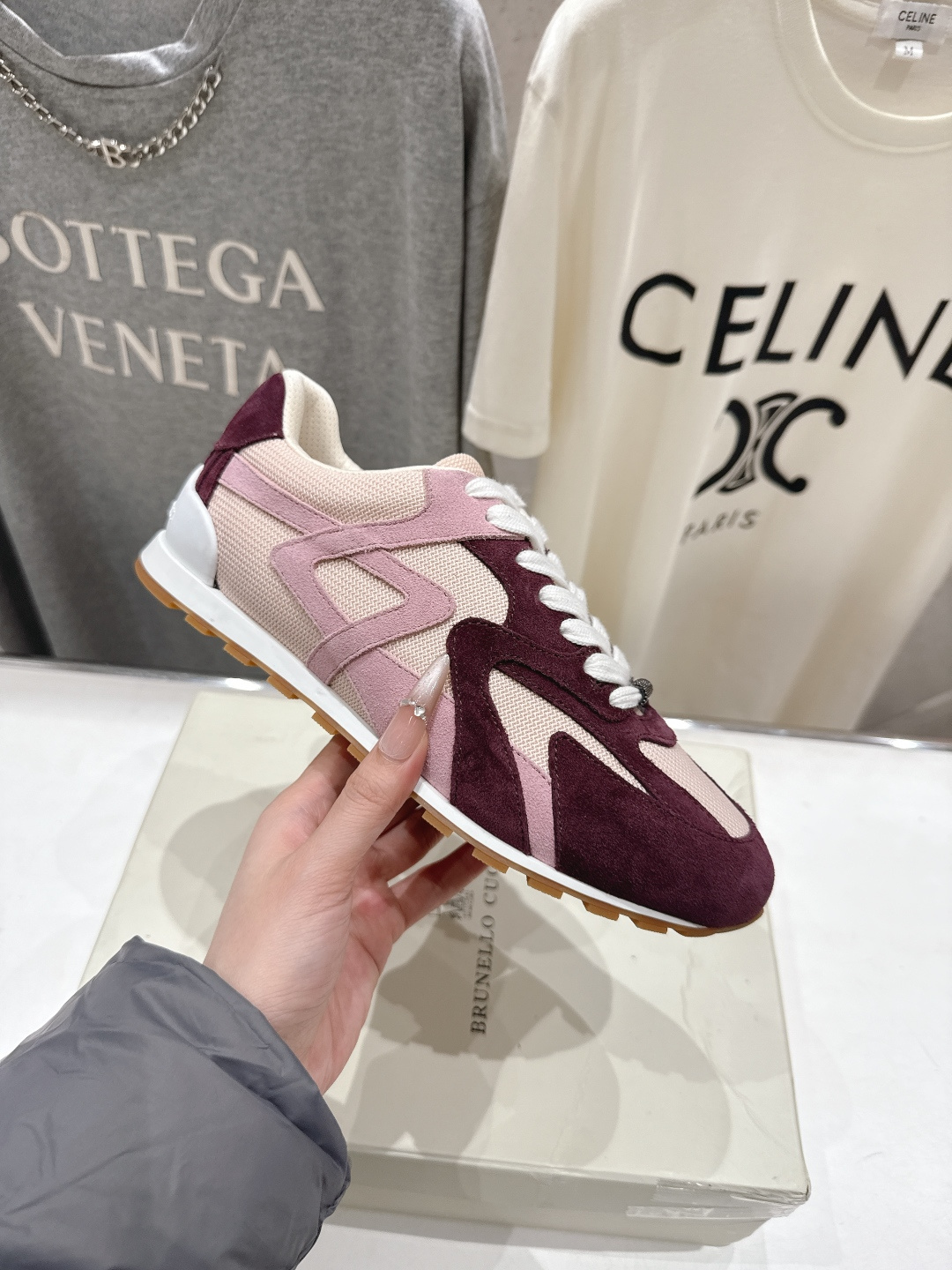 高版本出厂 Brunello Cucinelli 新款BC经典休闲鞋运动鞋系列单鞋BC是意大利知名品牌，