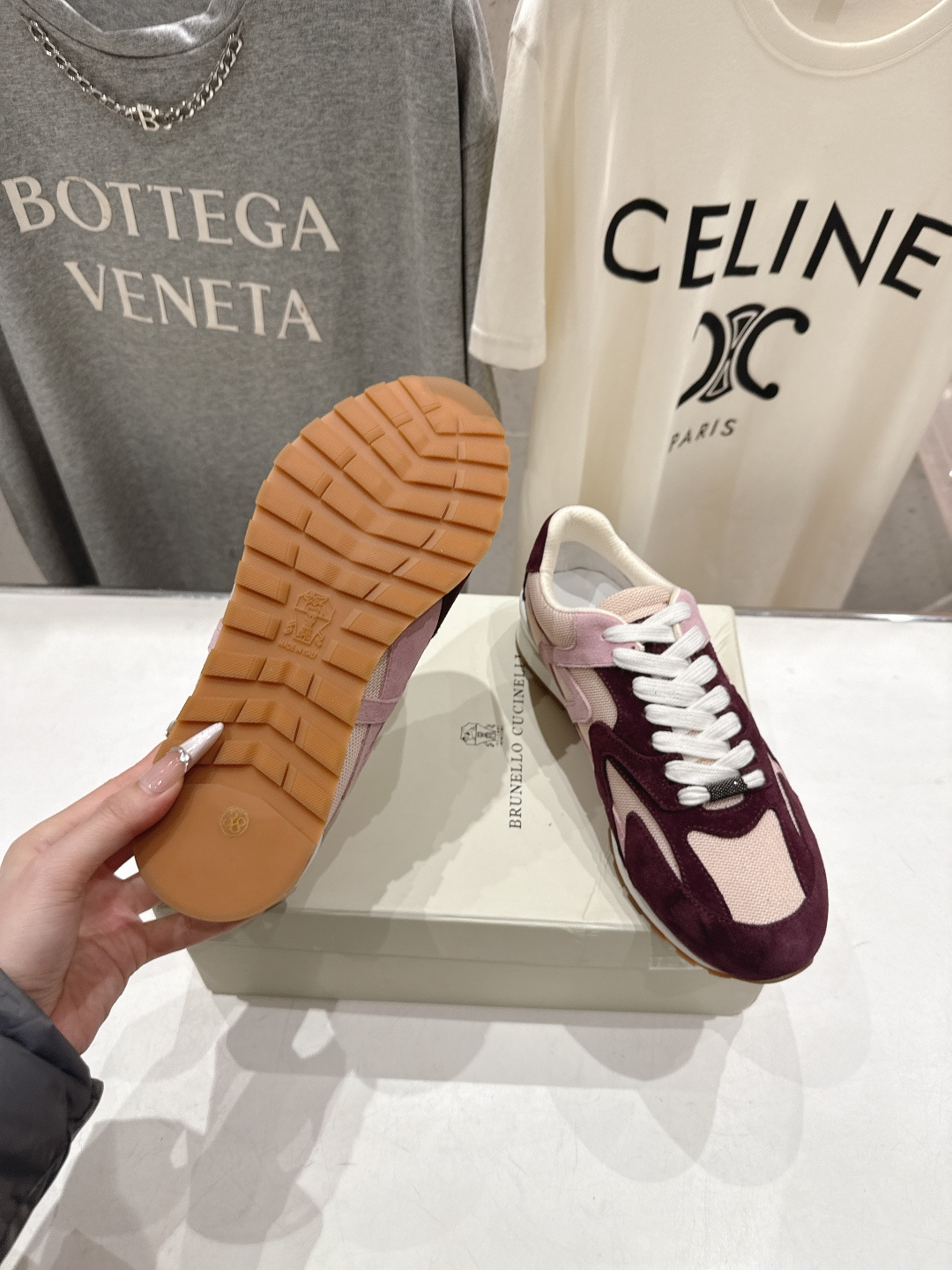 高版本出厂 Brunello Cucinelli 新款BC经典休闲鞋运动鞋系列单鞋BC是意大利知名品牌，