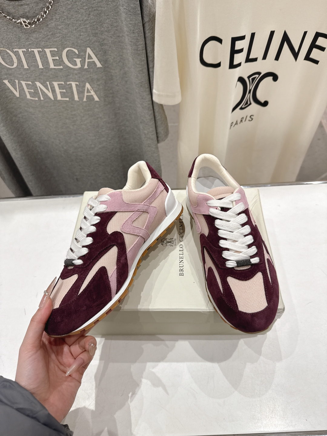 高版本出厂 Brunello Cucinelli 新款BC经典休闲鞋运动鞋系列单鞋BC是意大利知名品牌，