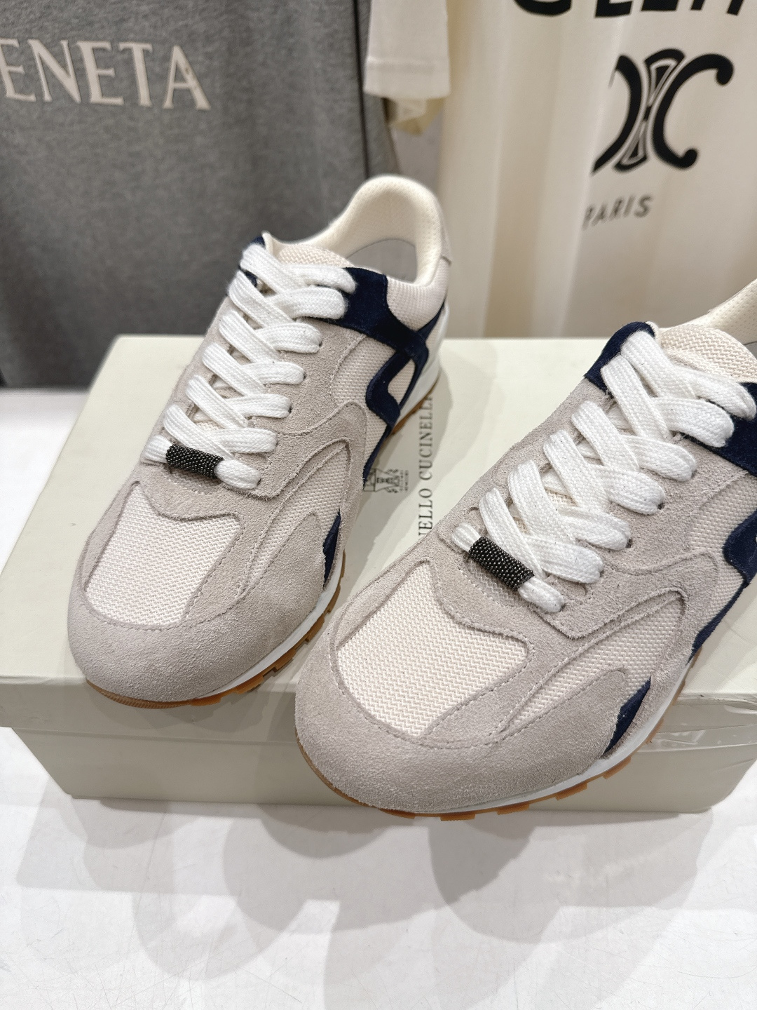 高版本出厂 Brunello Cucinelli 新款BC经典休闲鞋运动鞋系列单鞋BC是意大利知名品牌，