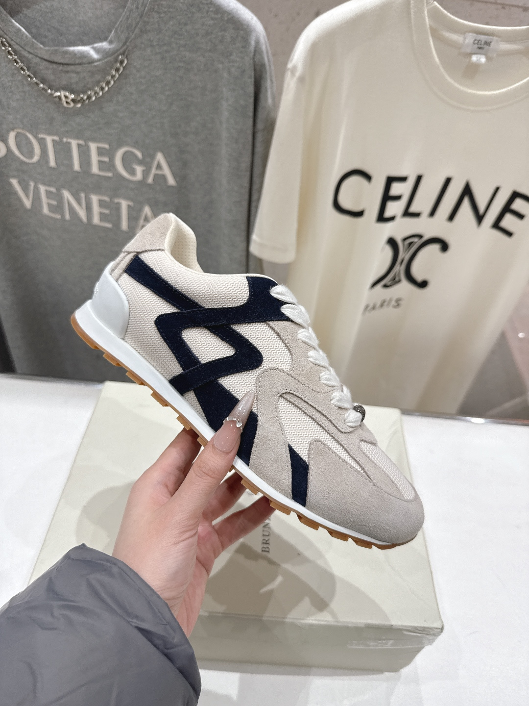 高版本出厂 Brunello Cucinelli 新款BC经典休闲鞋运动鞋系列单鞋BC是意大利知名品牌，