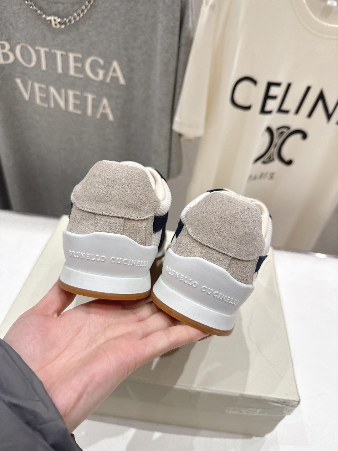 高版本出厂 Brunello Cucinelli 新款BC经典休闲鞋运动鞋系列单鞋BC是意大利知名品牌，