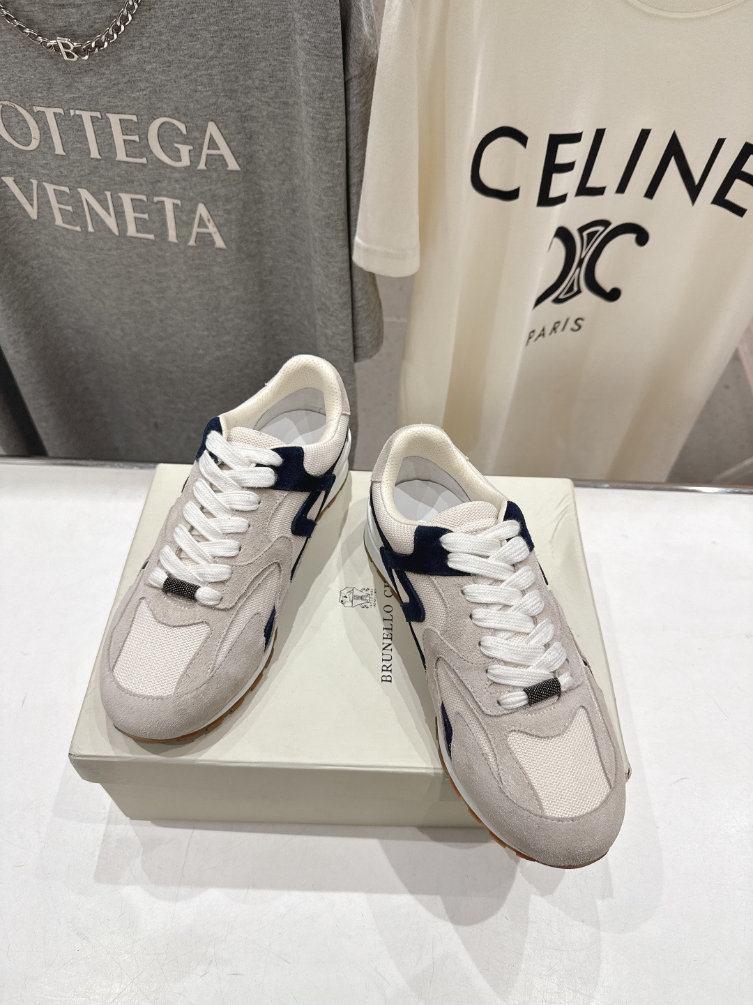 高版本出厂 Brunello Cucinelli 新款BC经典休闲鞋运动鞋系列单鞋BC是意大利知名品牌，