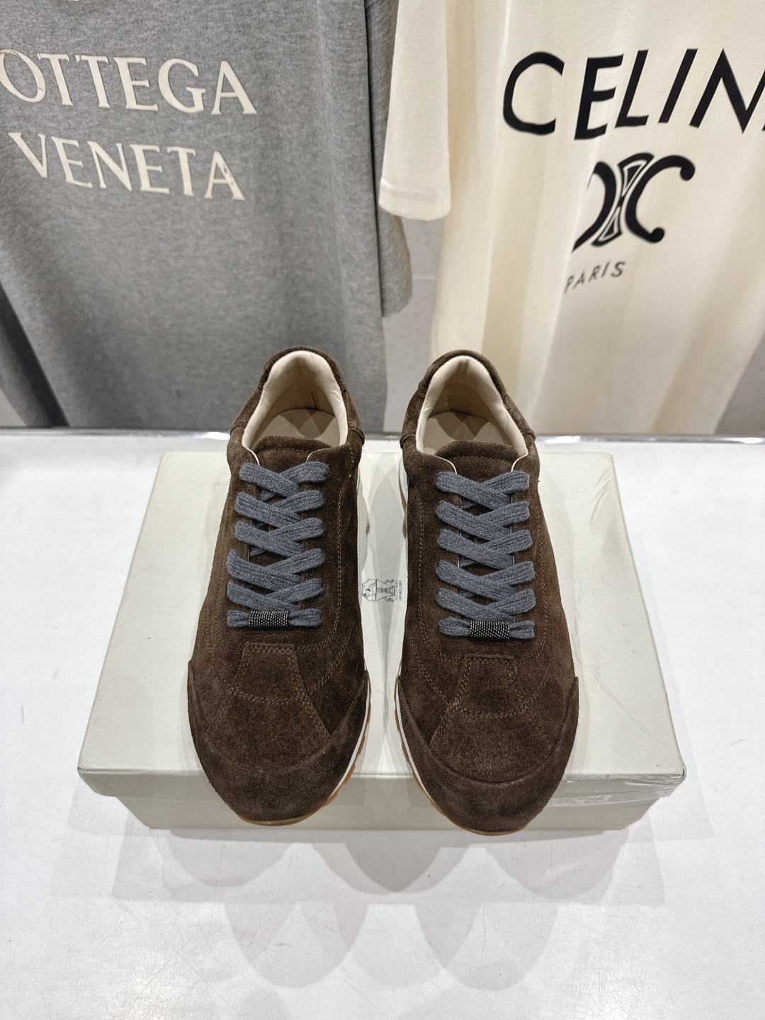 高版本出厂 Brunello Cucinelli 新款BC经典休闲鞋运动鞋系列单鞋BC是意大利知名品牌，