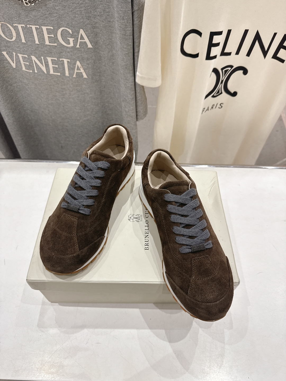 高版本出厂 Brunello Cucinelli 新款BC经典休闲鞋运动鞋系列单鞋BC是意大利知名品牌，