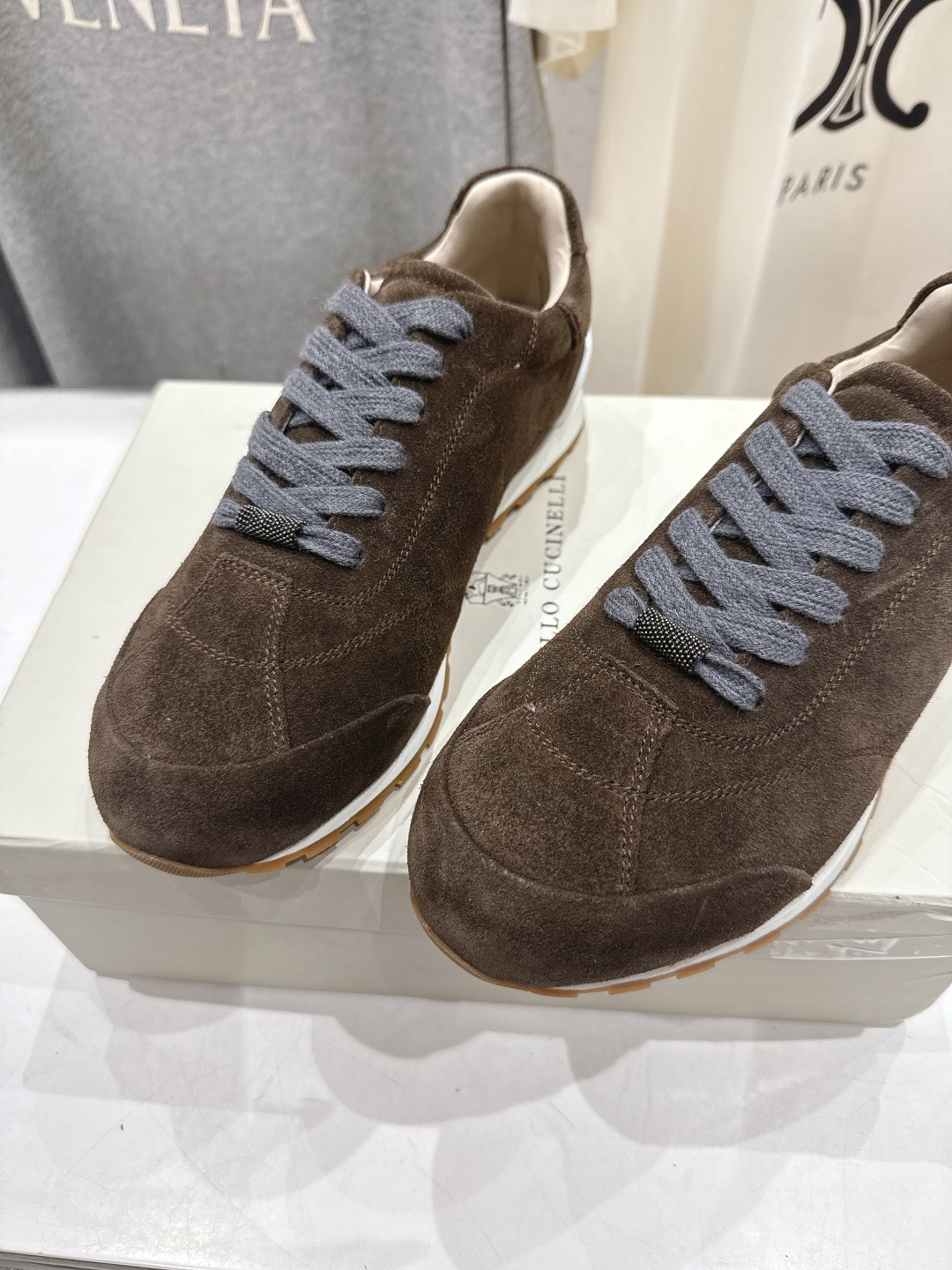 高版本出厂 Brunello Cucinelli 新款BC经典休闲鞋运动鞋系列单鞋BC是意大利知名品牌，