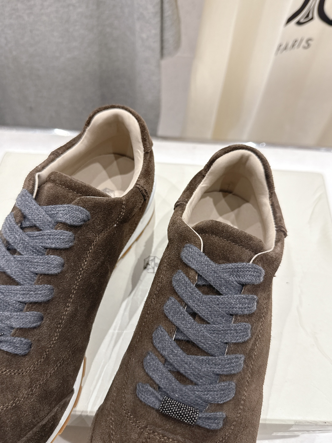 高版本出厂 Brunello Cucinelli 新款BC经典休闲鞋运动鞋系列单鞋BC是意大利知名品牌，