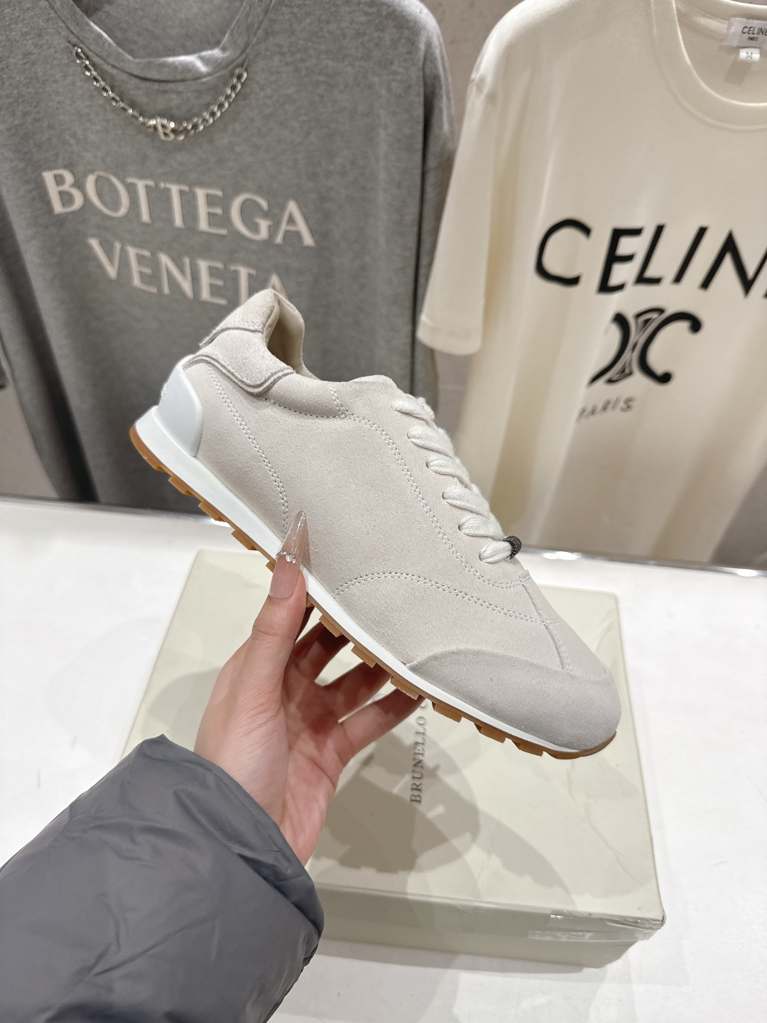 高版本出厂 Brunello Cucinelli 新款BC经典休闲鞋运动鞋系列单鞋BC是意大利知名品牌，