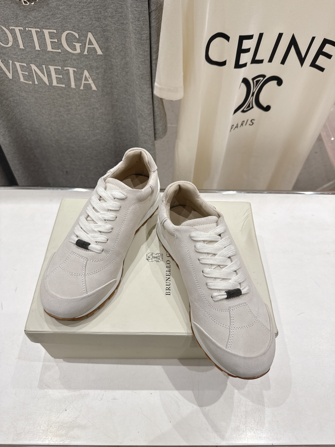 高版本出厂 Brunello Cucinelli 新款BC经典休闲鞋运动鞋系列单鞋BC是意大利知名品牌，