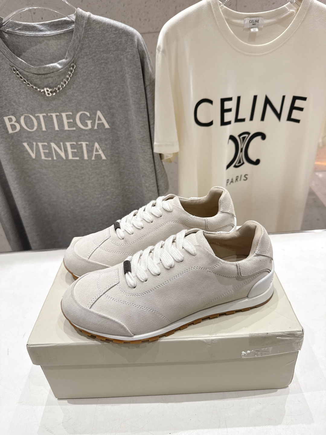 高版本出厂 Brunello Cucinelli 新款BC经典休闲鞋运动鞋系列单鞋BC是意大利知名品牌，