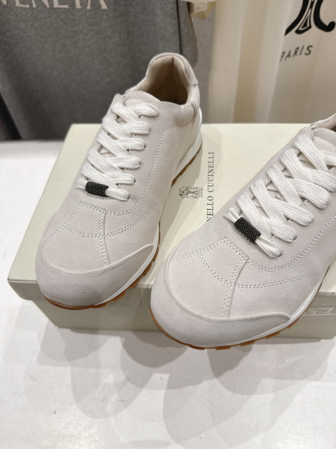 高版本出厂 Brunello Cucinelli 新款BC经典休闲鞋运动鞋系列单鞋BC是意大利知名品牌，