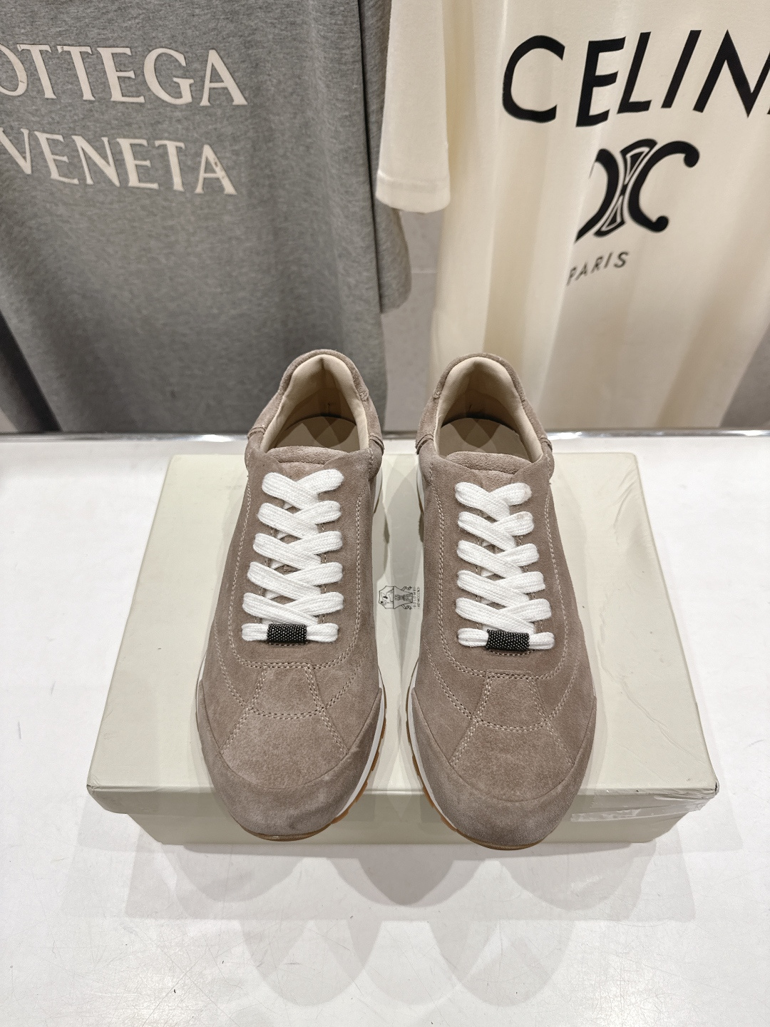 高版本出厂 Brunello Cucinelli 新款BC经典休闲鞋运动鞋系列单鞋BC是意大利知名品牌，