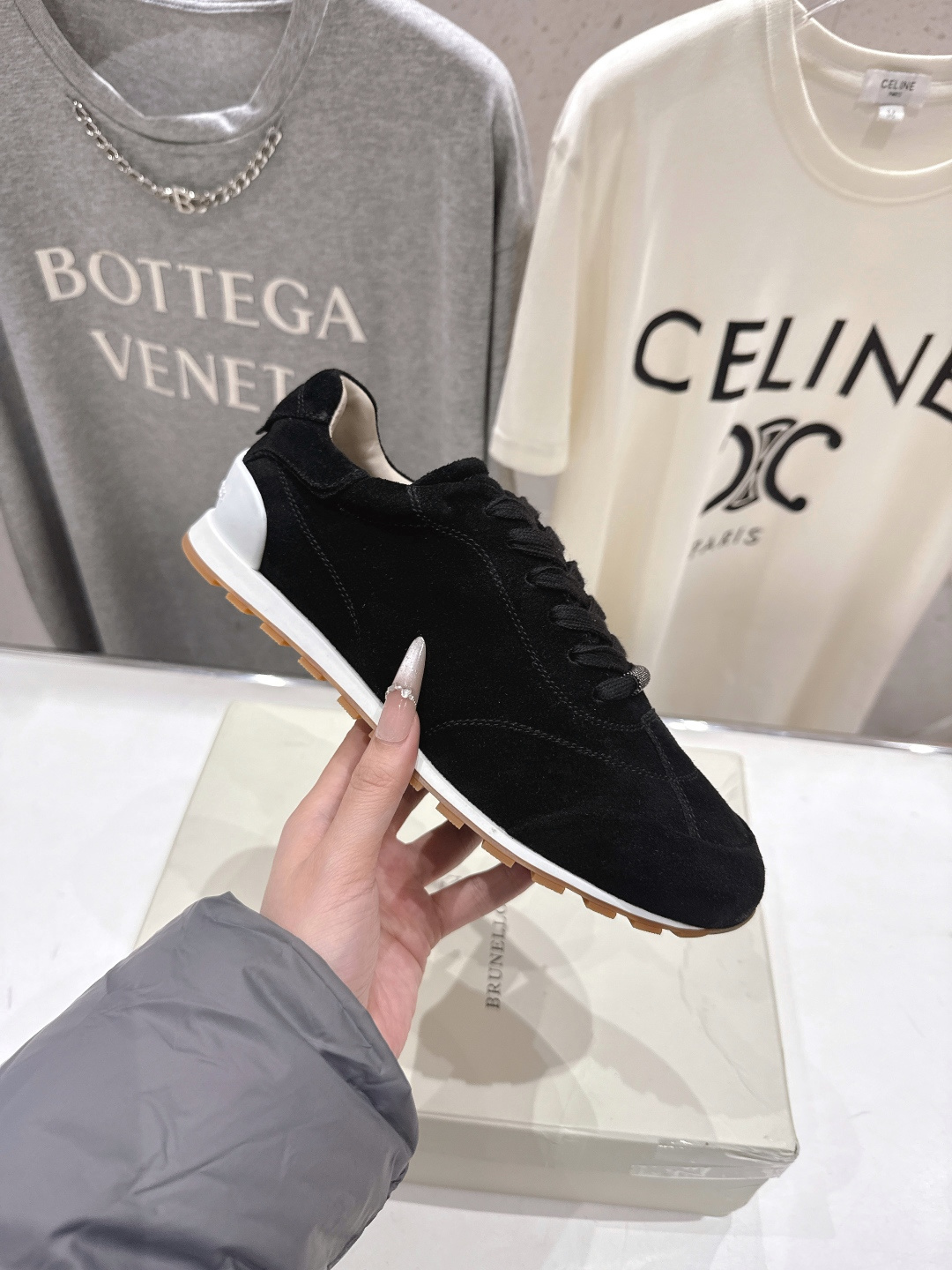 高版本出厂 Brunello Cucinelli 新款BC经典休闲鞋运动鞋系列单鞋BC是意大利知名品牌，