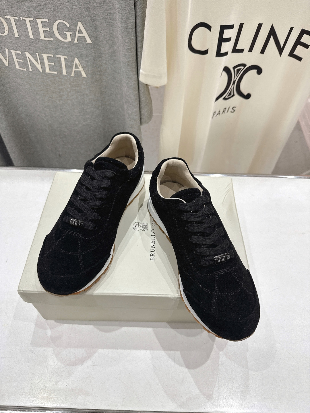 高版本出厂 Brunello Cucinelli 新款BC经典休闲鞋运动鞋系列单鞋BC是意大利知名品牌，