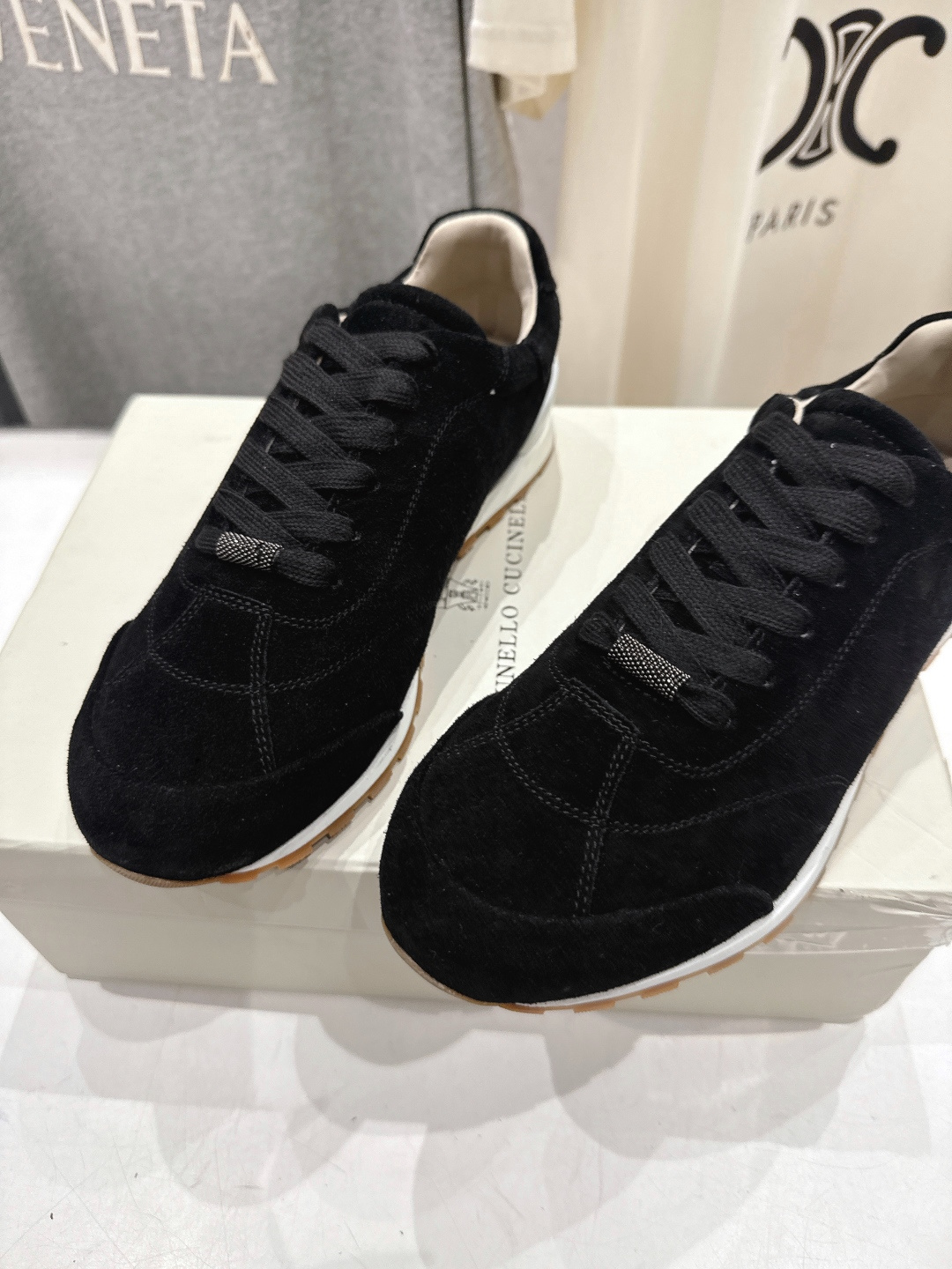 高版本出厂 Brunello Cucinelli 新款BC经典休闲鞋运动鞋系列单鞋BC是意大利知名品牌，