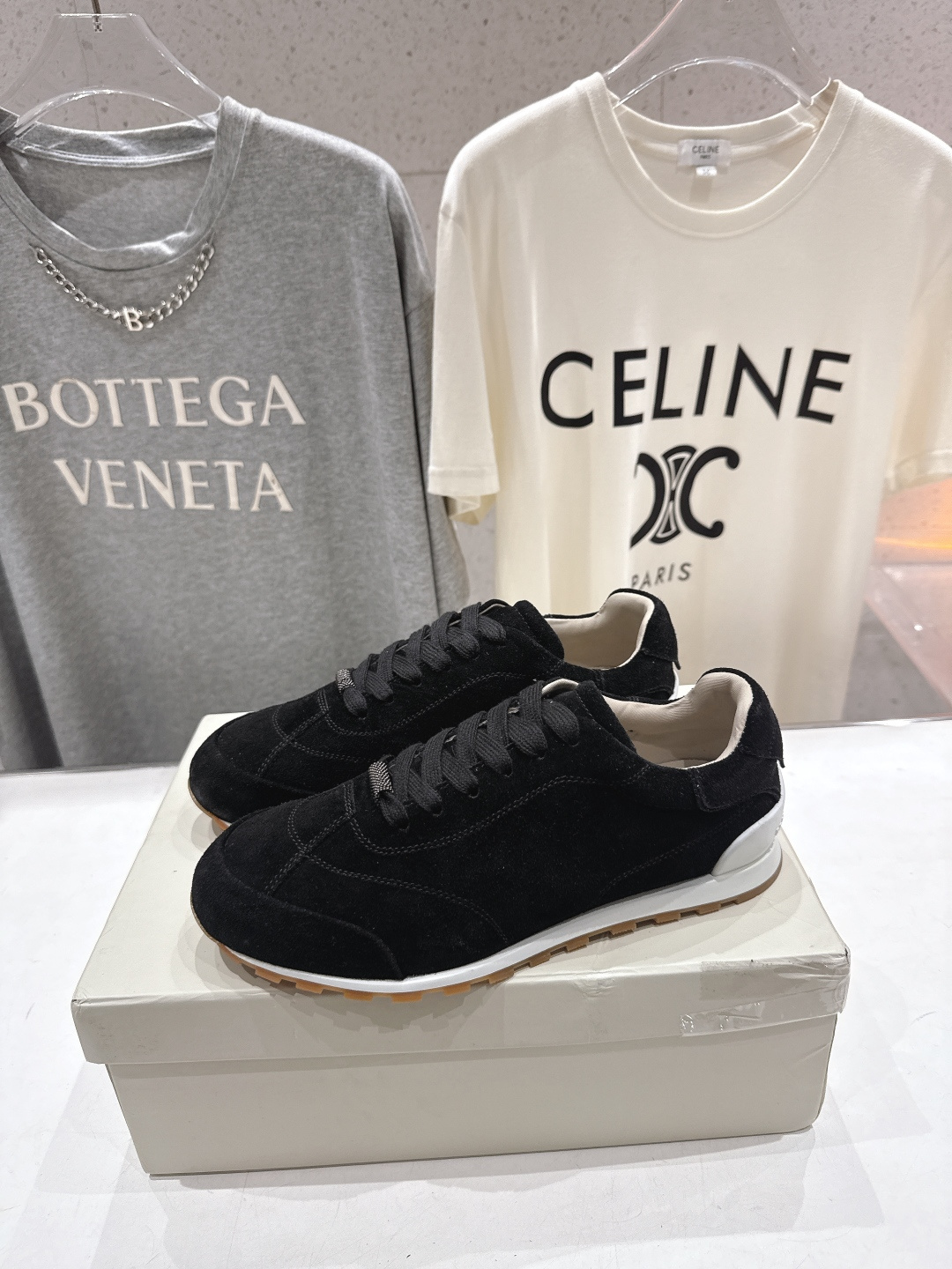 高版本出厂 Brunello Cucinelli 新款BC经典休闲鞋运动鞋系列单鞋BC是意大利知名品牌，