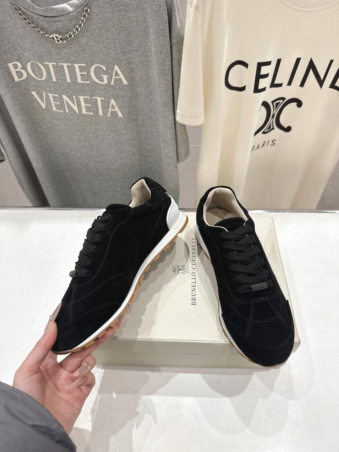 高版本出厂 Brunello Cucinelli 新款BC经典休闲鞋运动鞋系列单鞋BC是意大利知名品牌，