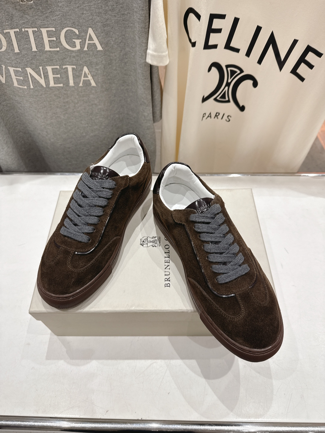 高版本出厂 Brunello Cucinelli 新款BC经典系带休闲鞋一脚蹬乐福鞋系列单鞋BC是意大利