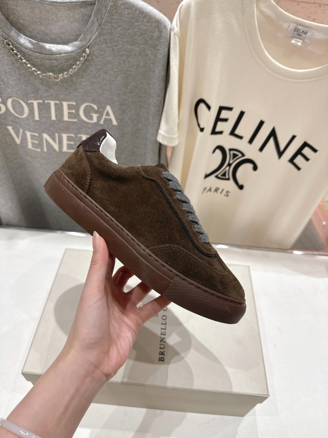 高版本出厂 Brunello Cucinelli 新款BC经典系带休闲鞋一脚蹬乐福鞋系列单鞋BC是意大利