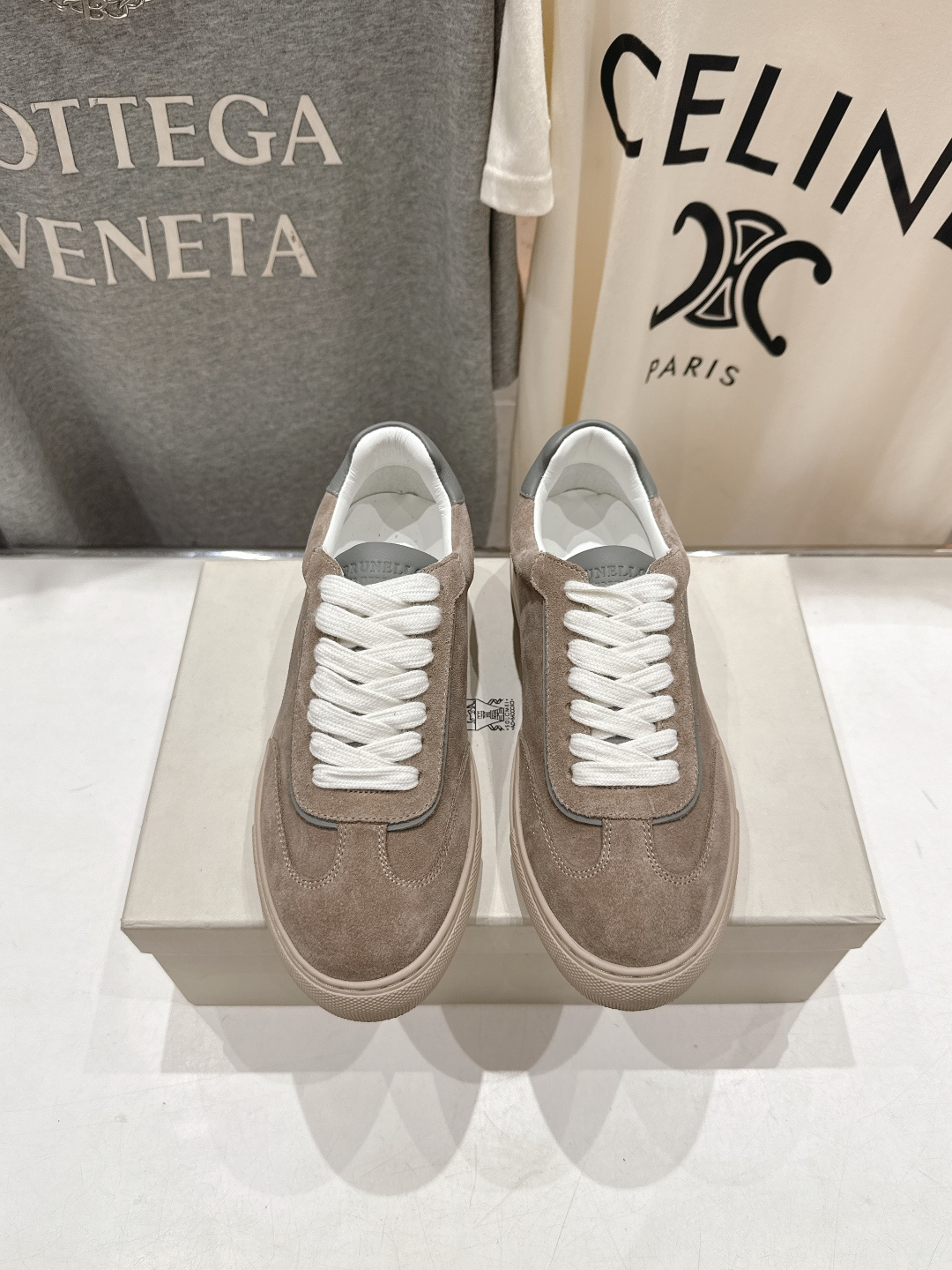 高版本出厂 Brunello Cucinelli 新款BC经典系带休闲鞋一脚蹬乐福鞋系列单鞋BC是意大利