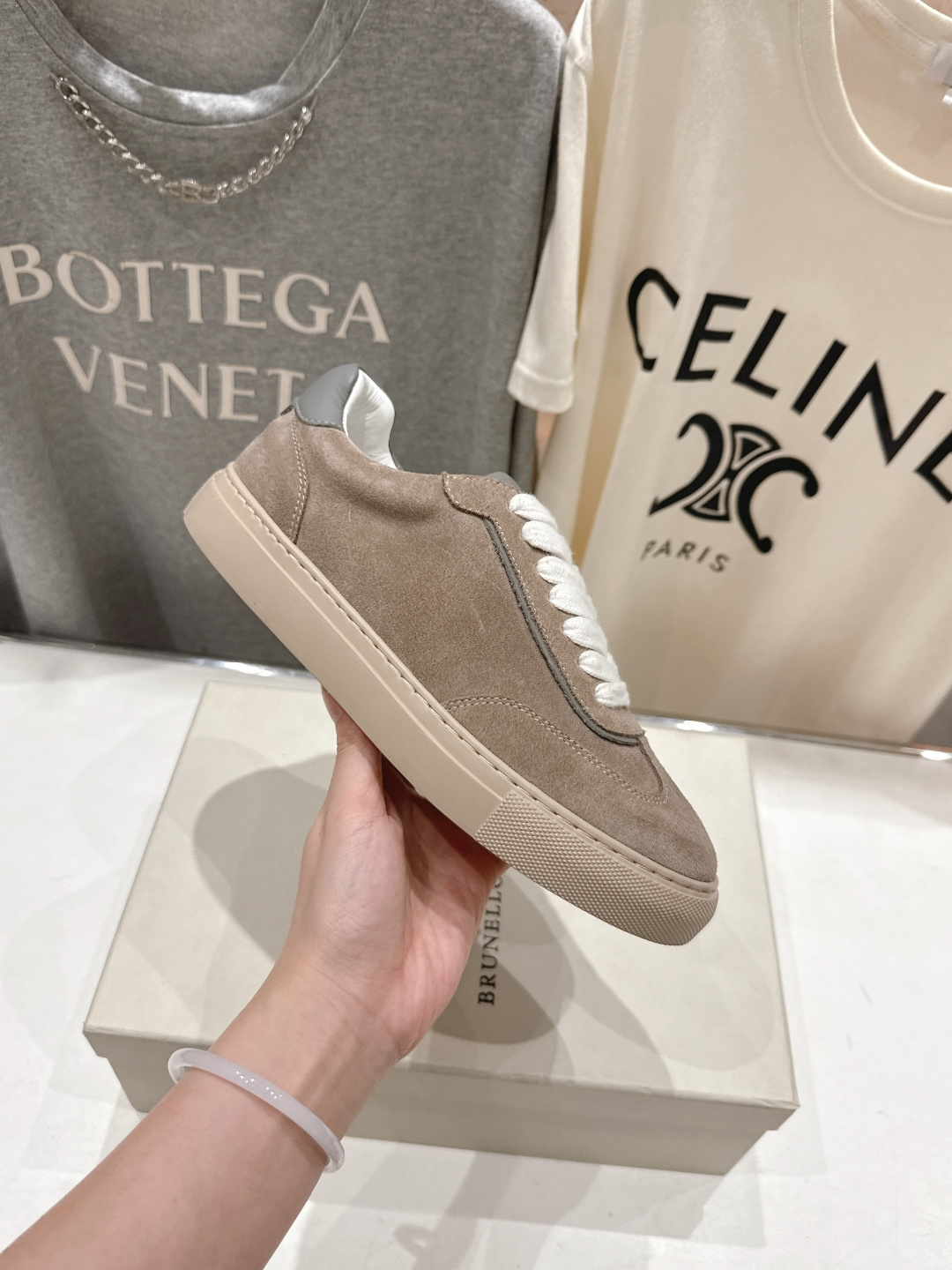 高版本出厂 Brunello Cucinelli 新款BC经典系带休闲鞋一脚蹬乐福鞋系列单鞋BC是意大利