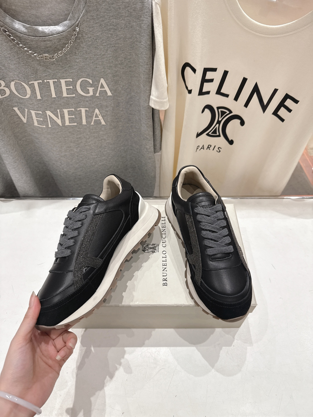 高版本出厂 Brunello Cucinelli 新款BC经典休闲鞋运动鞋系列单鞋BC是意大利知名品牌，