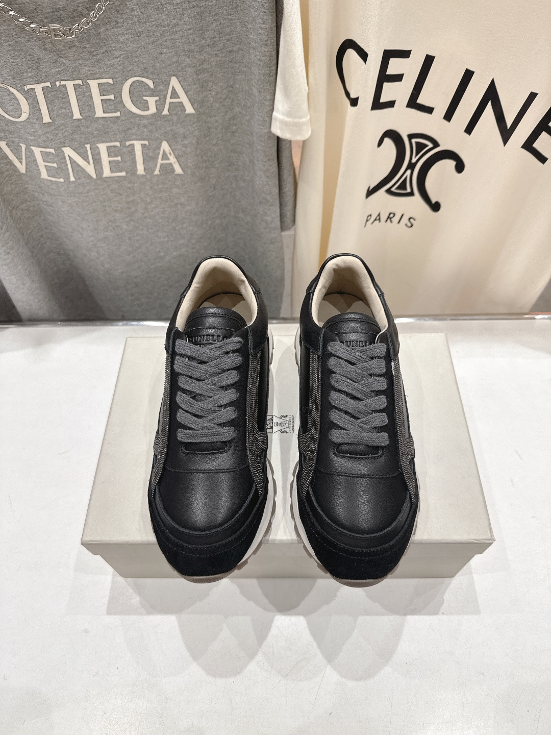 高版本出厂 Brunello Cucinelli 新款BC经典休闲鞋运动鞋系列单鞋BC是意大利知名品牌，