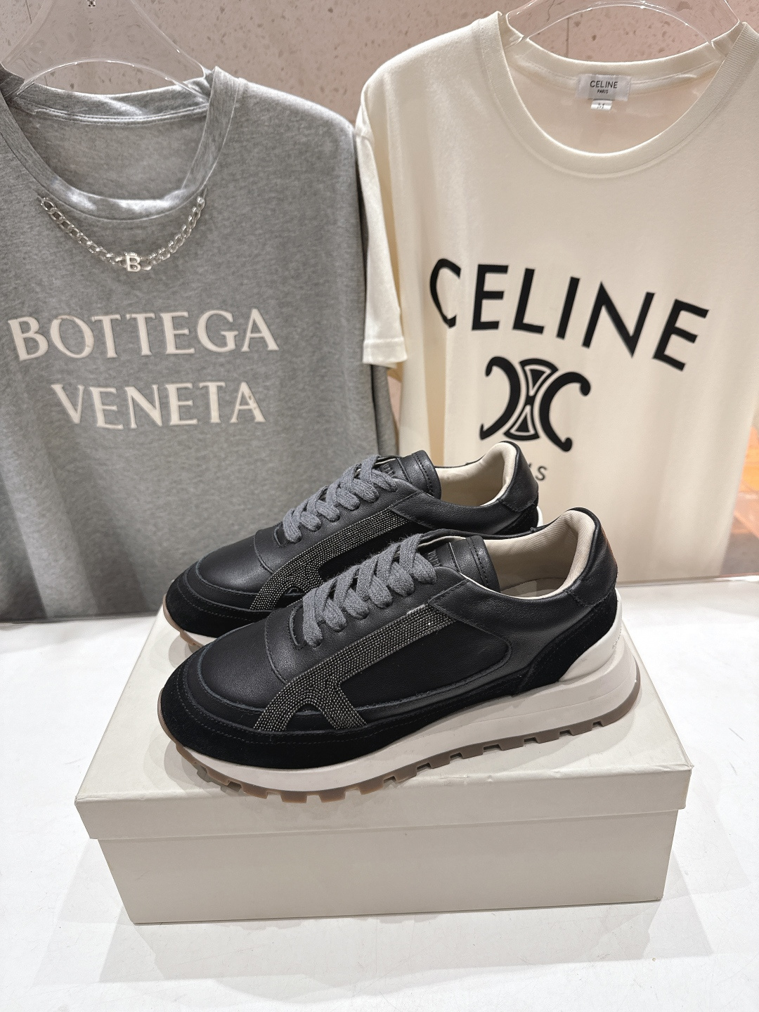 高版本出厂 Brunello Cucinelli 新款BC经典休闲鞋运动鞋系列单鞋BC是意大利知名品牌，